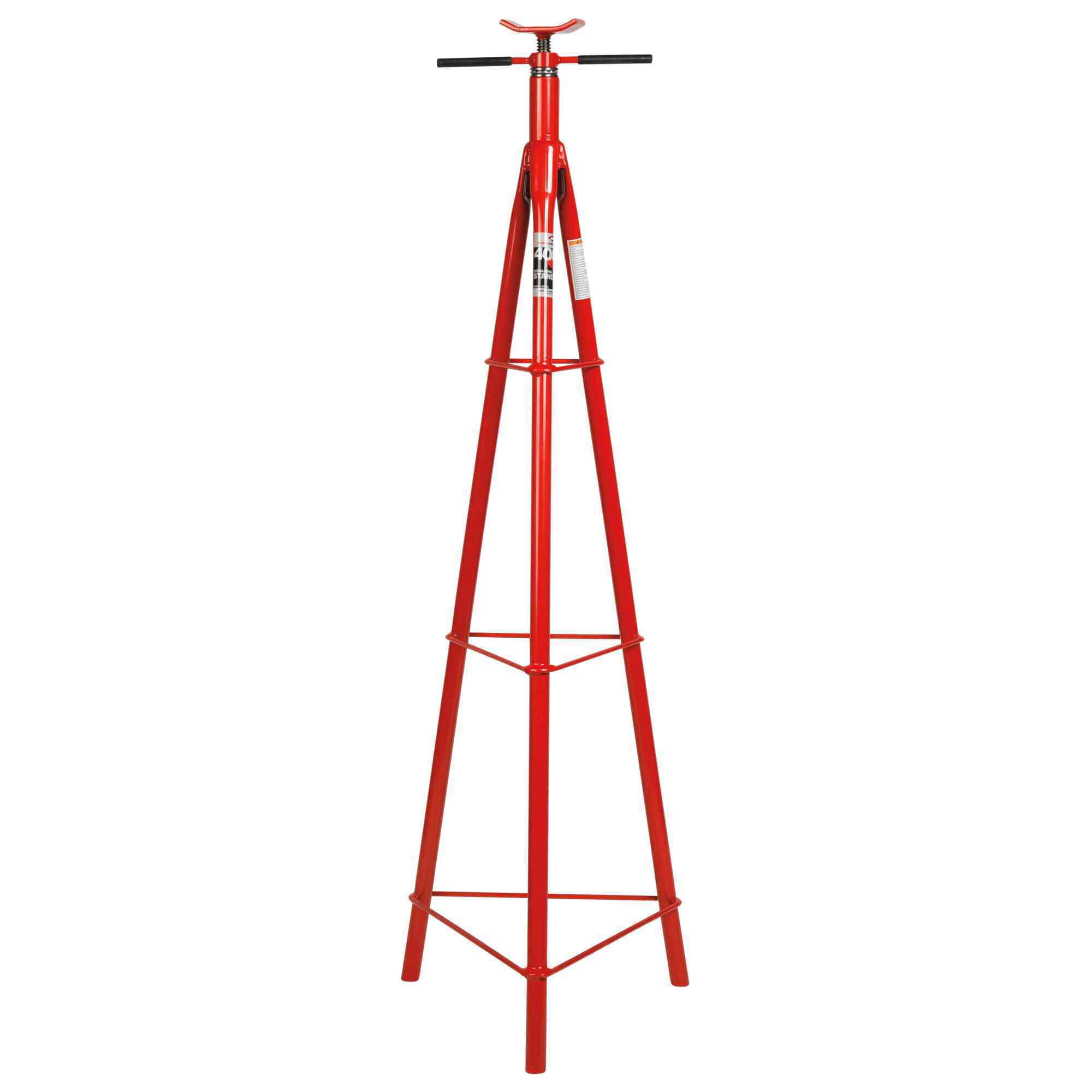 American Forge & Foundry Underhoist Stabilizing Stand — 2-Ton Capacity, Heavy Gauge Steel, Large Support Saddles, Model# 3233A